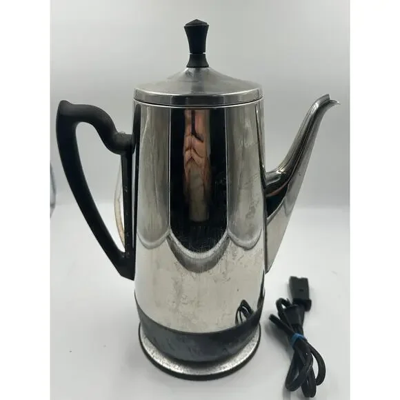 VTG Mid Century General Electric 10 Cups Capacity Automatic Percolator. - Picture 5 of 5